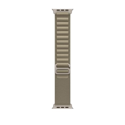Apple Watch Band - Alpine Loop - 49 mm - Olivgrün - Large