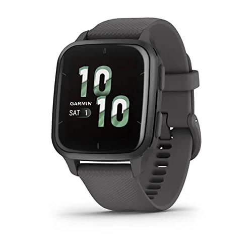 Garmin Venu Sq 2 - GPS-Fitness-Smartwatch mit 1,4' AMOLED Display, Schlafanalyse mit Sleep Score und über 25 Sport-Apps. 24/7 Gesundheitsdaten, Garmin Pay, bis zu 11 Tage Akkulaufzeit und wasserdicht.