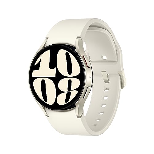 Samsung Galaxy Watch6 Smartwatch, Gesundheitsfunktionen, Fitness Tracker, Bluetooth, 40 mm, Gold, Inkl. 36 Monate Herstellergarantie [Exklusiv bei Amazon]