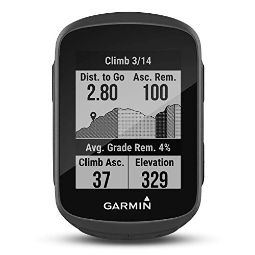 Garmin Edge 130 Plus – 33 g leichter GPS-Radcomputer mit 1,8“ Display, präziser Datenaufzeichnung, Trainingsplänen, Navigation und MTB-Werten, Telefonbenachrichtigungen, bis zu 12 h Akku,Schwarz
