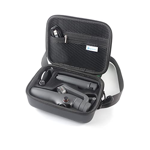 SKYREAT Osmo Mobile 6 Tasche, PU-Leder Tragbare Aufbewahrung Umhängetasche Reisetasche für DJI OSMO Mobile 6 Gimbal Stabilizer Zubehör