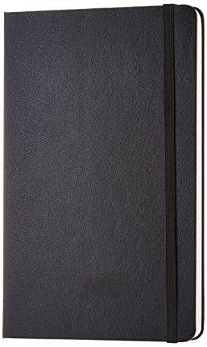 Amazon Basics Notizbuch, klassisches Design, Größe, Schwarz